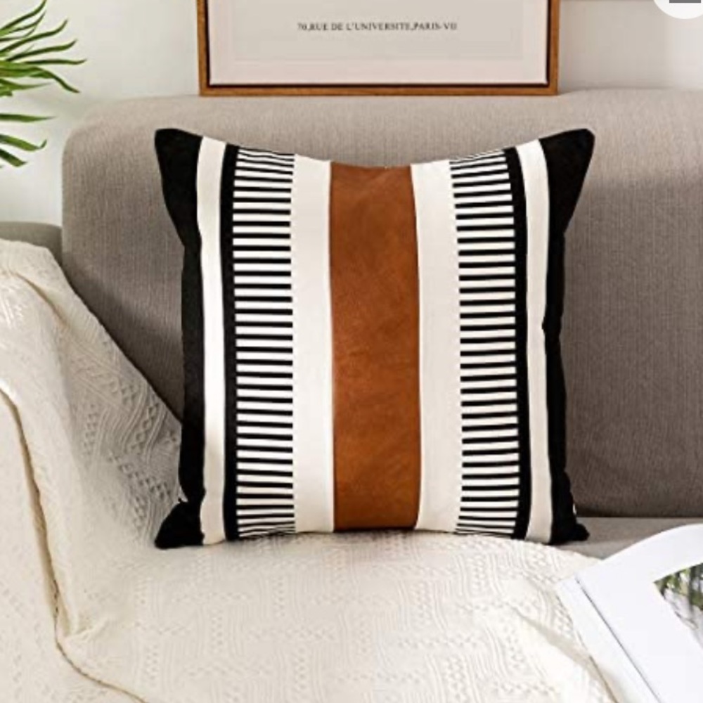 Vfuty Farmhouse Throw Pillow Covers - set of 2